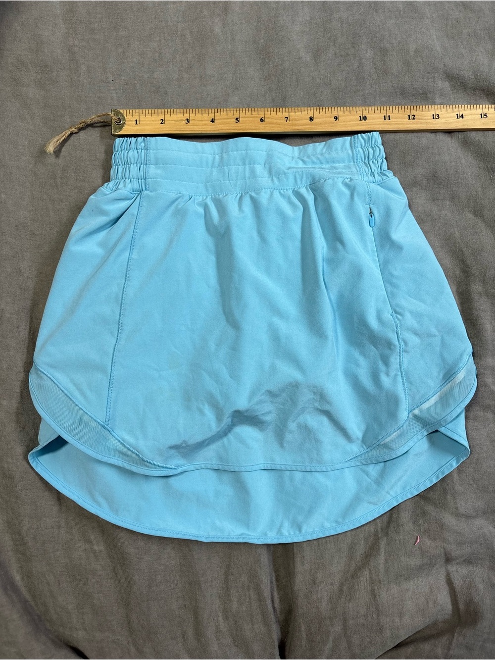 lululemon athletica Light Blue Athletic Mini Skirt